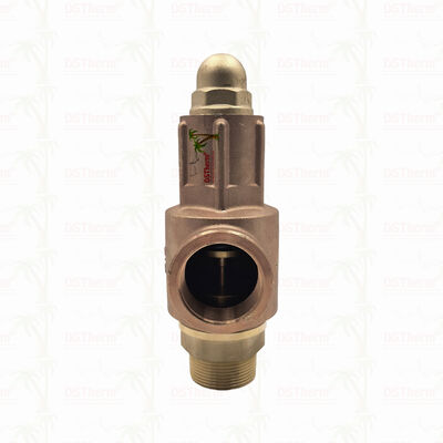 Brass Safety Valve 1/2"-2" Pipeline System Overpressure Protection Device Corrosion Resistant