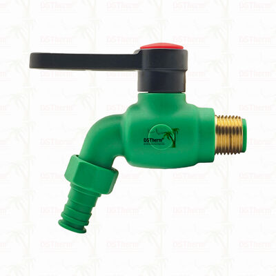 PPR Bibcocks Water Spout Faucet Water Tap Spigot Customized Color 1/2"