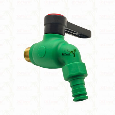PPR Bibcocks Water Spout Faucet Water Tap Spigot Customized Color 1/2"