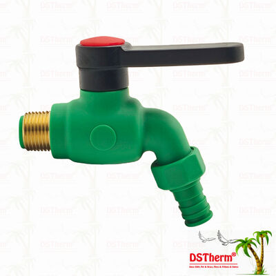 PPR Bibcocks Water Spout Faucet Water Tap Spigot Customized Color 1/2"