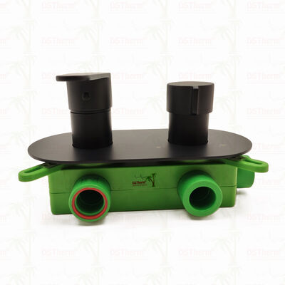 PPR 5 Ways Black Plated Mixer Shower Valve for Temperature & Flow Control