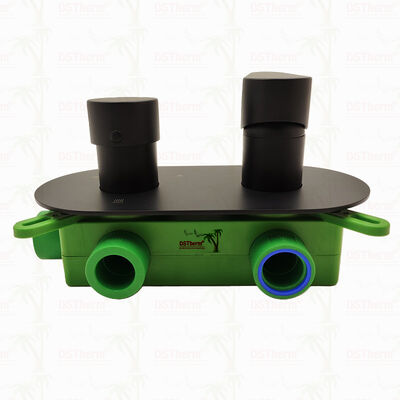 PPR 5 Ways Black Plated Mixer Shower Valve for Temperature & Flow Control