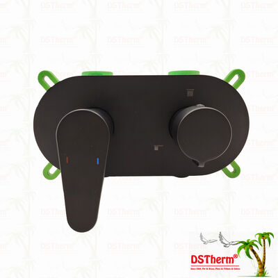 PPR 5 Ways Black Plated Mixer Shower Valve for Temperature & Flow Control