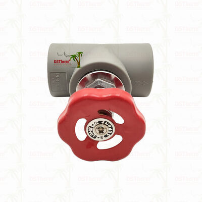 Grey  Chrome Plated PPR Stop Valve With Brass Cartridge Global Vlave 20-110mm