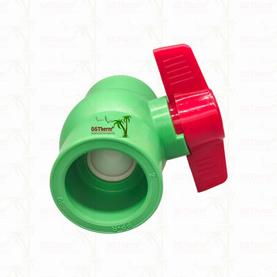 PPR Plastic Ball Valve With Plastic Ball For Plumbing System 20-63mm Zero Leakage