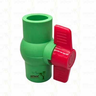 PPR Plastic Ball Valve With Plastic Ball For Plumbing System 20-63mm Zero Leakage