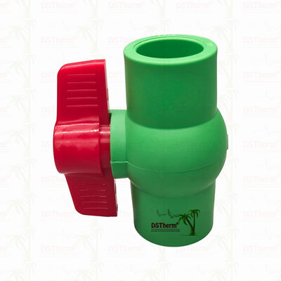 PPR Plastic Ball Valve With Plastic Ball For Plumbing System 20-63mm Zero Leakage