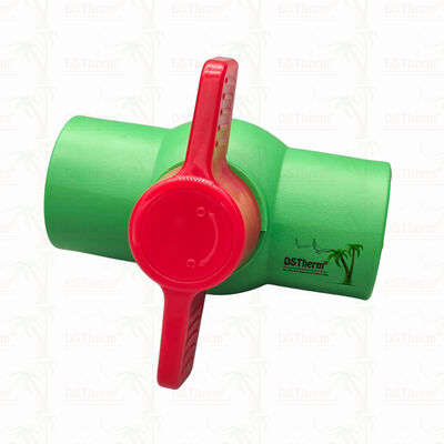 PPR Plastic Ball Valve With Plastic Ball For Plumbing System 20-63mm Zero Leakage