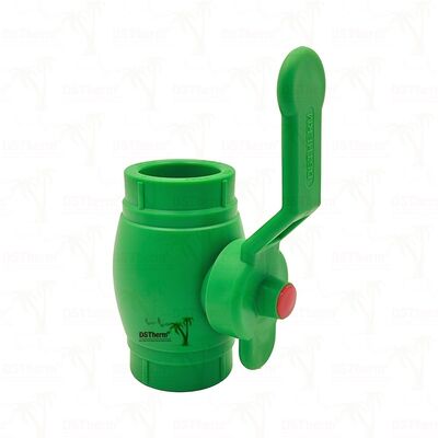 PPRCT Ball Valve PPR Brass-Ball Valve With Iron Handle PN25 20-63mm Customizable
