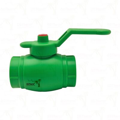 PPRCT Ball Valve PPR Brass-Ball Valve With Iron Handle PN25 20-63mm Customizable