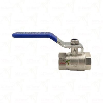 PN25 Brass Ball Valve Chrome-Plated Ball Female x Female Full Port 1/2"–4"