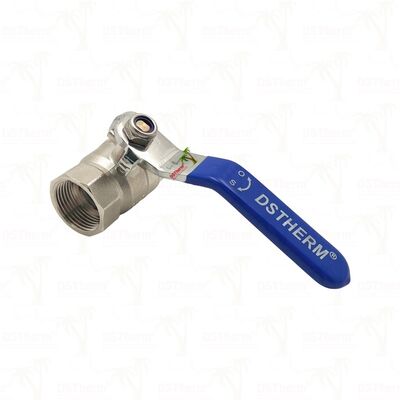 PN25 Brass Ball Valve Chrome-Plated Ball Female x Female Full Port 1/2"–4"