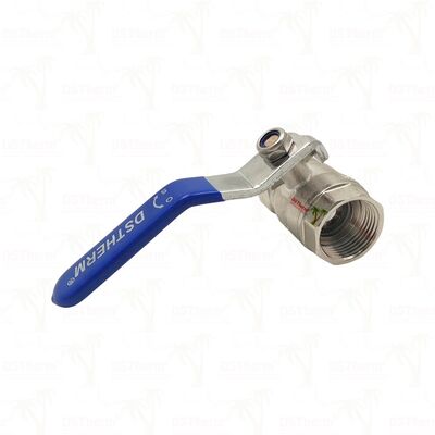 PN25 Brass Ball Valve Chrome-Plated Ball Female x Female Full Port 1/2"–4"
