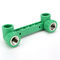 Double Plastic Pipe Connectors Long Female Elbow 20 - 32mm Equal Shape