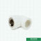 White Plastic Water Pipe Accessories 90° Female Threaded Elbow High Pressure Resistant