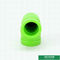 Green Plastic Water Pipe Size 20-160mm For Industrial Liquids Transportation Equal Elbow