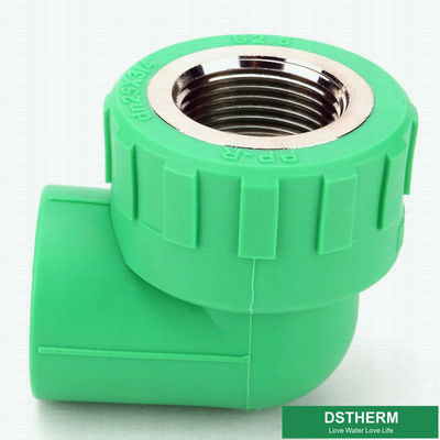 90 Degree Female Threaded Coupling Heat Preservation With Green / White / Oem Color