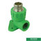 Recycled Injection PPR Pipe Fittings Double Union Ball Valve With Brass Ball