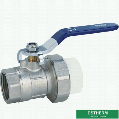 Ppr Double Union Ball Valve Male Female Union Ball Valve High Pressure Strong Quality