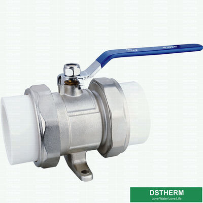 Ppr Double Union Ball Valve Male Female Union Ball Valve High Pressure Strong Quality