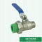 Ppr Brass Double Union Ball Valve Middle Type Water Flow Control Valve