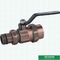 Drinkable Water Recycled PPR Double Union Ball Valve