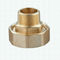 Heavier Brass Color Male Union For Ppr Fittings Customized Designs with Knurls