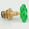 Green Plastic Handles With Brass Valve Cartridges For Ppr And Brass Stop Valve