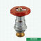 Red Iron Handle With Brass Valve Cartridges For Ppr And Brass Stop Valve