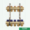 3 Loops To 12 Loops Brass Manifold Floor Heating Brass Water Separators Manifold For Pex Pipe