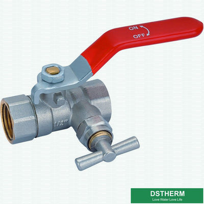 Water Supplying Special Ball Valve With Lock Female Threaded Forged High Pressure Brass Ball Valve