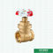Customized OEM&amp;ODM BSPT NPT Big Style Brass Gate Valve  With Red White Iron Handle