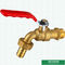 Nickel Plated Water Tap Brass Valve Bibcock Tap, Brass Faucet Customized logo Designs