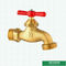 New Design Original Brass Color Garden Tap Brass Bibcock Valve Water Tap Brass Faucet