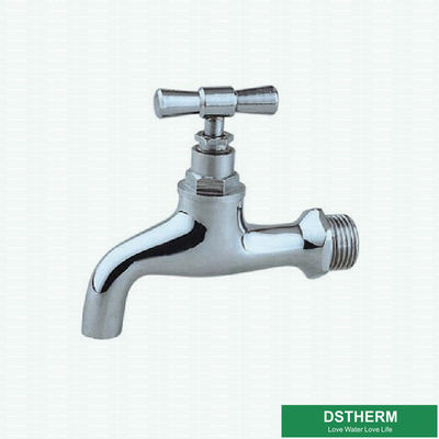 Water Tap Chrome Plated Male Threaded Brass Bibcock