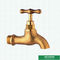 Water Tap Chrome Plated Male Threaded Brass Bibcock