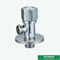 1/2-Inch Chromed Wall Mounted Toilet Water Stop 90 Degree Round Handle Quick Open Bathroom Brass Angle Valve