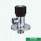 Chromed Wall Mounted Kitchen Basin Water Stop Round Handle Quick Open Bathroom Cock Valve Brass Angle Valve