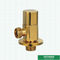Gold Color Chromed Wall Mounted Kitchen Basin Water Round Handle Quick Open Bathroom Cock Valve Brass Angle Valve