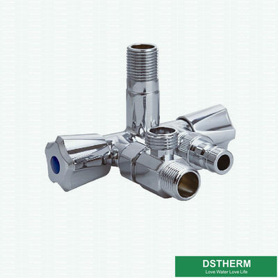 ISO9001 Wall Mounted Polish PN25 Brass Angle Valve