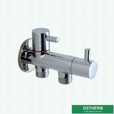 ISO9001 Wall Mounted Polish PN25 Brass Angle Valve