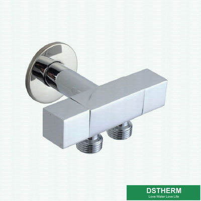 ISO9001 Wall Mounted Polish PN25 Brass Angle Valve