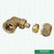 Equal Threaded PEX Brass Fittings Female Threaded For Copper Tube