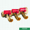 Two Ways To Six Ways Brass Water Separators Manifolds For Pex Pipe With Ball valves For Hot  Water Supplying