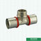 Male Threaded Tee Compression Double Straight Brass Press Union Fittings For Pex Aluminum Pex Pipe