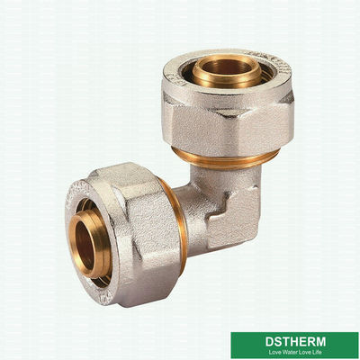 Customized Equal Threaded Elbow Compression Brass Fittings Screw Fittings For Pex Aluminum Pex Pipe