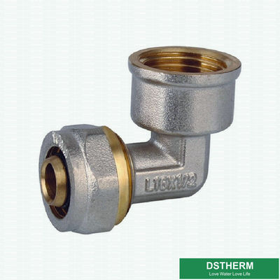 Customized Female Threaded Elbow Compression Brass Fittings Screw Fittings For Pex Aluminum Pex Pipe