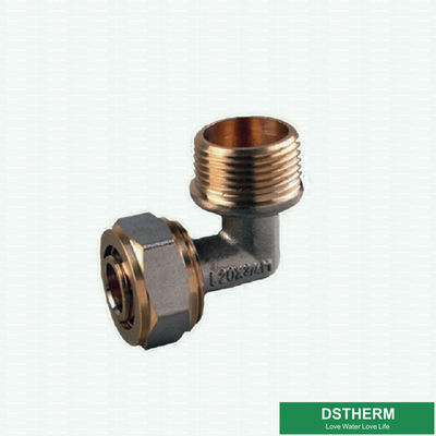 Customized Equal Threaded Cross Fittings Compression Brass Fittings Screw Fittings For Pex Aluminum Pex Pipe