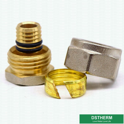 Female Pipe Plug Threaded Coupling Fittings Compression Brass Fittings Screw Fittings For Pex Aluminum Pex Pipe