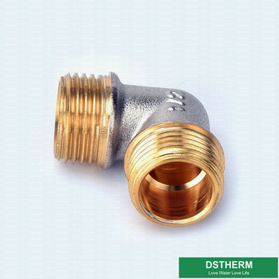 Double Male Threaded Elbow Screw Fittings Compression Brass Fittings Pex Fittings For Pex Aluminum Pex Pipe